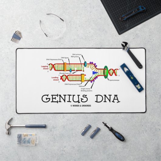 Genius DNA Molecular Biology Humor Bureaumat (Werkstation)