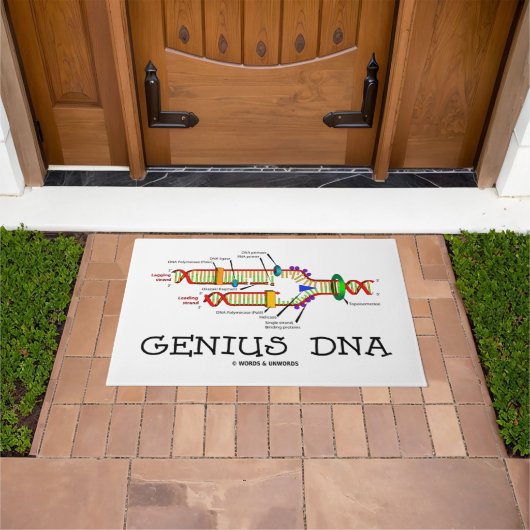 Genius DNA Molecular Biology Humor Deurmat (Buiten)