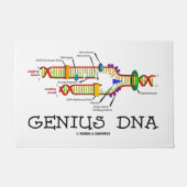 Genius DNA Molecular Biology Humor Deurmat (Voorkant)