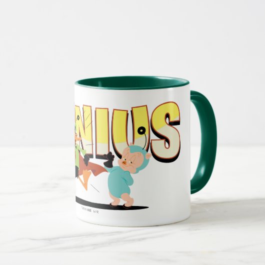 "Genius" Duck Dodgers & Eager, Young Space Cadet Mok (Voorkant rechts)