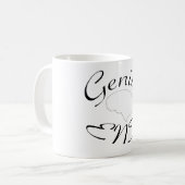 Genius Entertainment Black/white Mok (Voorkant links)