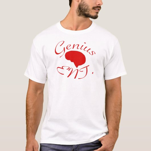 Genius Entertainment Red logo T-shirt (Voorkant)