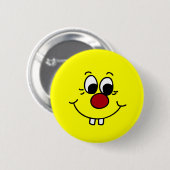 Genius Face Grumpey Ronde Button 5,7 Cm (Voorkant /achterkant)