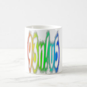 Genius Funny Rainbow Colors Typografie Koffiemok