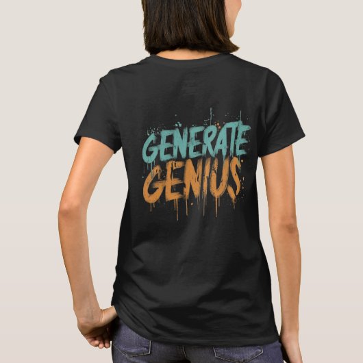 Genius genereren t-shirt (Achterkant)