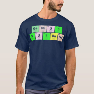 Genius Husband Periodic Table T-shirt