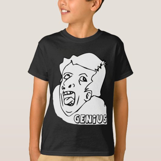 Genius Internet Meme T-shirt (Voorkant)
