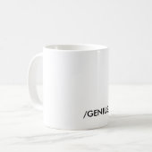 "GENIUS" KOFFIEMOK (Voorkant links)