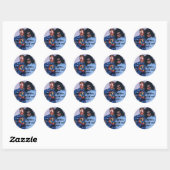 Genius krankzinnigheid Sticker (klein) (Vel)