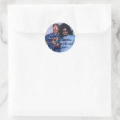 Genius krankzinnigheid Sticker (klein) (Tas)
