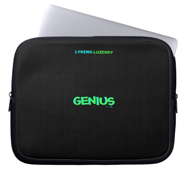 GENIUS LAPTOP SLEEVE (Voorkant)