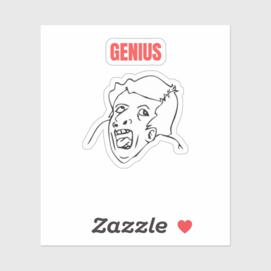 Genius Meme Sticker (Vel)
