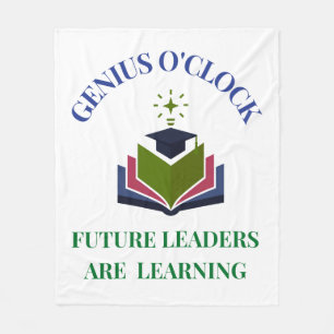 Genius O'Clock – Toekomstige Leiders Leren Fleece Deken