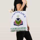 Genius O'Clock – Toekomstige Leiders Leren Tote Bag (Dichtbij)