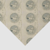 Genius of Music– Madame de Pompadour – Vintage Tissuepapier (Detail)