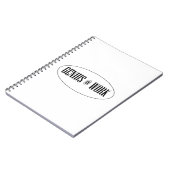 Genius op het werk Logo Notitieboek (Linkerzijde)