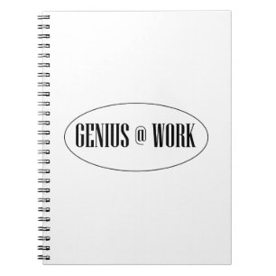 Genius op het werk Logo Notitieboek