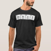 GeNiUS Periodic Table Acroniem T-shirt (Voorkant)
