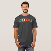 Genius Periodic Table Elements Chemistry Teacher T-shirt (Voorkant volledig)