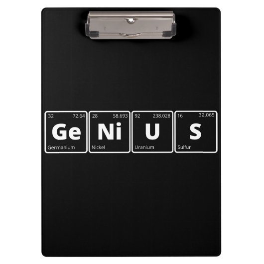 Genius - Periodic Table Klembord (Voorkant)