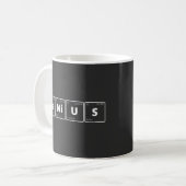 Genius - Periodic Table Koffiemok (Voorkant links)