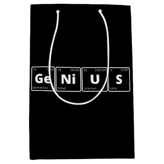 Genius - Periodic Table Medium Cadeauzakje (Voorkant)