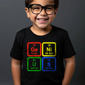Genius Periodic Table of Elements Science T-shirt