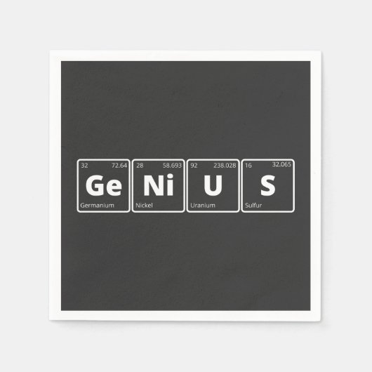 Genius - Periodic Table Servet (Voorkant)