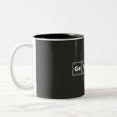 Genius - Periodic Table Tweekleurige Koffiemok (Links)