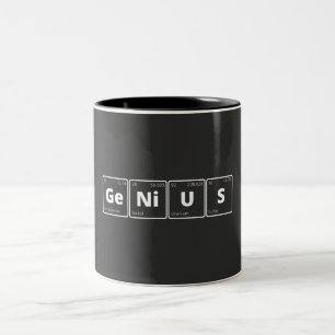 Genius - Periodic Table Tweekleurige Koffiemok