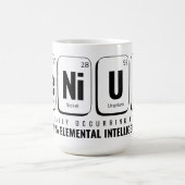 GENiUS Periodiek Systeem - Funny Science Design Koffiemok (Center)