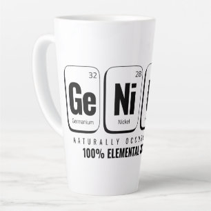 GENiUS Periodiek Systeem - Funny Science Design Latte Mok