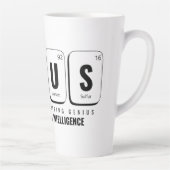 GENiUS Periodiek Systeem - Funny Science Design Latte Mok (Rechts)