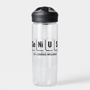 GENiUS Periodiek Systeem - Funny Science Design Waterfles