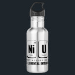 GENiUS Periodiek Systeem - Funny Science Design Waterfles<br><div class="desc">GENiUS Periodic Table Design – Germanium, Nikkel, Uranium, Zwavel | Grappig Science Design voor nerds, studenten en docenten. Ontgrendel je innerlijke wetenschapper met dit slimme "GENiUS" -ontwerp dat is uitgewerkt met echte periodieke tafelelementen: Ge (Germanium, 32), Ni (Nikkel, 28), U (Uranium, 92), S (Zwavel, 16). Perfect voor wetenschapsliefhebbers, scheikunde geeks,...</div>