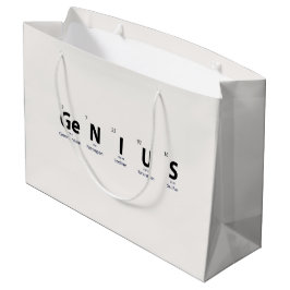 'Genius' Periodiek Systeem - Verfijnd Parelwit Groot Cadeauzakje
