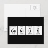 GeNiUS Periodieke Tabel Briefkaart (Voorkant / Achterkant)