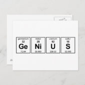 GeNiUS Periodieke Tabel Briefkaart (Voorkant / Achterkant)