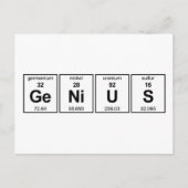 GeNiUS Periodieke Tabel Briefkaart (Voorkant)