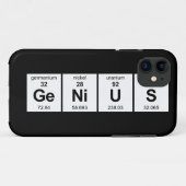 GeNiUS Periodieke Tabel Case-Mate iPhone Case (Achterkant (horizontaal))