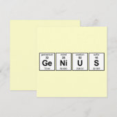 GeNiUS Periodieke Tabel Kaart (Voorkant / Achterkant)