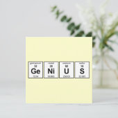GeNiUS Periodieke Tabel Kaart (Staand voorkant)
