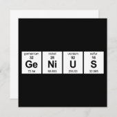 GeNiUS Periodieke Tabel Kaart (Voorkant / Achterkant)