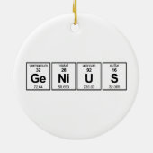 GeNiUS Periodieke Tabel Keramisch Ornament (Achterkant)