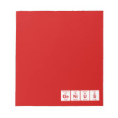 GeNiUS Periodieke Tabel Notitieblok (Voorkant)