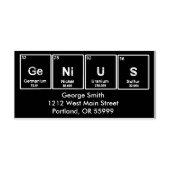 GeNiUS Periodieke tabelelementen aangepaste stempe Rubberstempel (Afrduk)