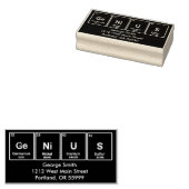 GeNiUS Periodieke tabelelementen aangepaste stempe Rubberstempel (Gestempeld)