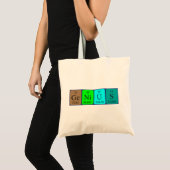 Genius periodieke table name canvas tas (Voorkant (product))