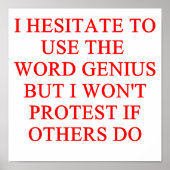 GENIUS POSTER (Voorkant)