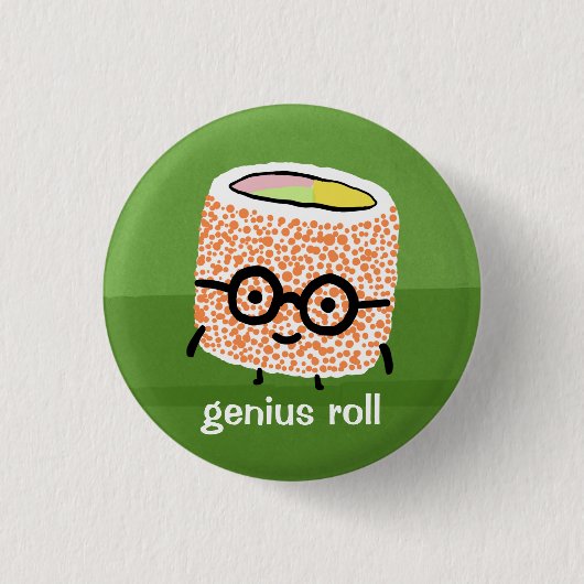 Genius Roll Ronde Button 3,2 Cm (Voorkant)